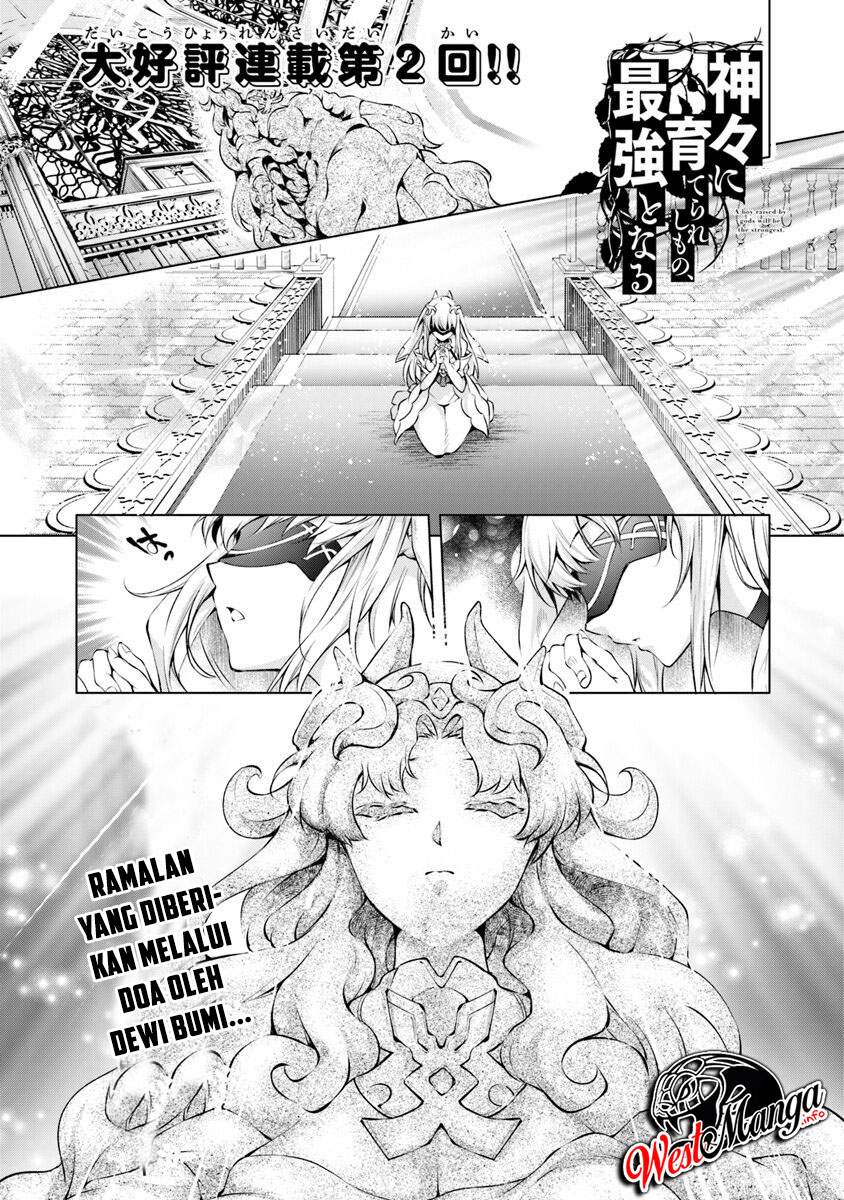 Kamigami ni Sodaterare Shimo no, Saikyou to Naru chapter 2